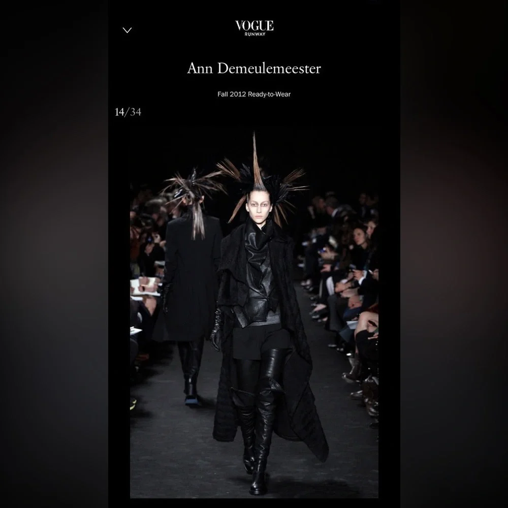 Ann Demeulemeester iconic ann